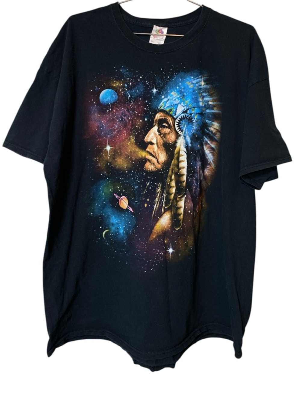Native American Chief Space Graphic Shirt